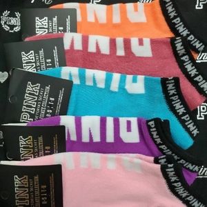 💕 5/$20 Victoria's Secret Low Cut Pink Socks